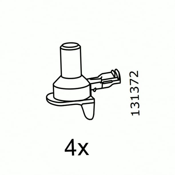 New Style Part 131372 Pegs Pack of 20 IKEA Billy Extra Shelf Fixings